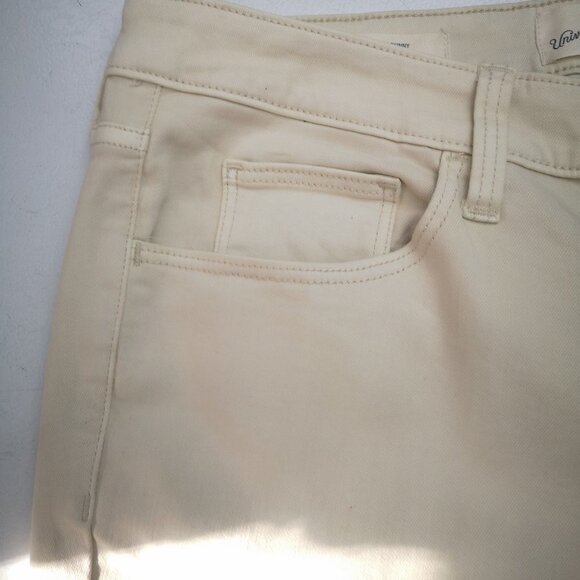 NWT Universal Thread Ladies Size 17R Cream High Rise Skinny Super Stretch Pants - Picture 9 of 15